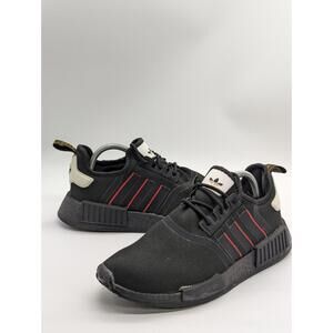 Adidas NMD R1 Germany Black Power Red Mens Size 9 Athletic Lace Up Shoes GX9887